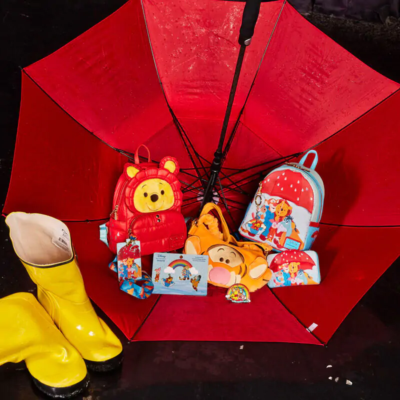 Loungefly Disney Winnie the Pooh &amp; Friends Rainy Day wallet product photo