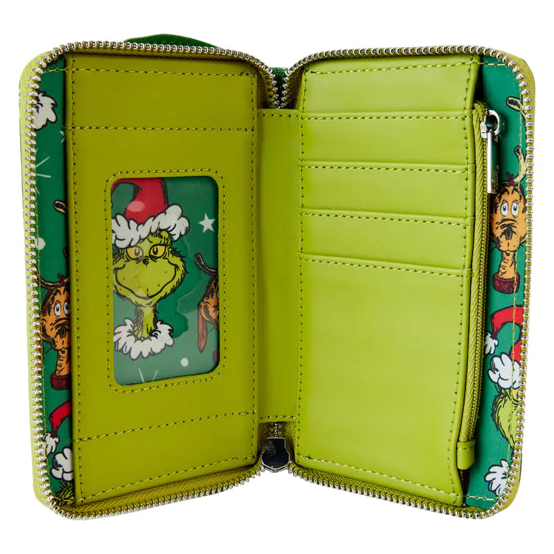 Loungefly Dr. Seuss How the Grinch Stole Christmas! Santa wallet product photo