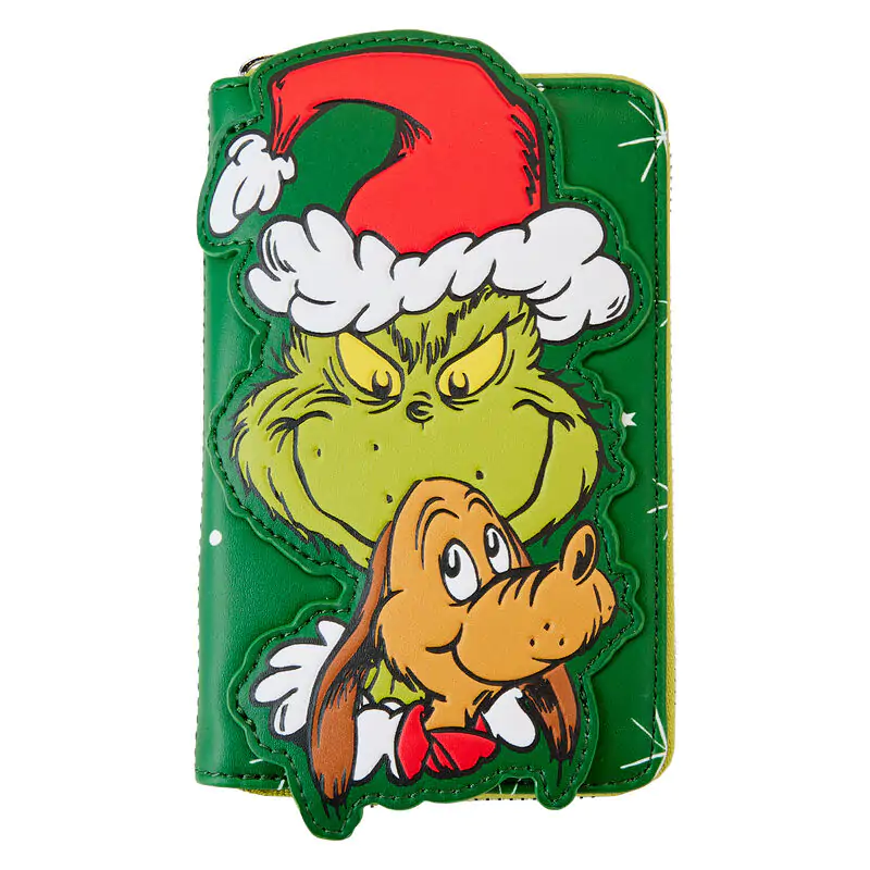 Loungefly Dr. Seuss How the Grinch Stole Christmas! Santa wallet product photo