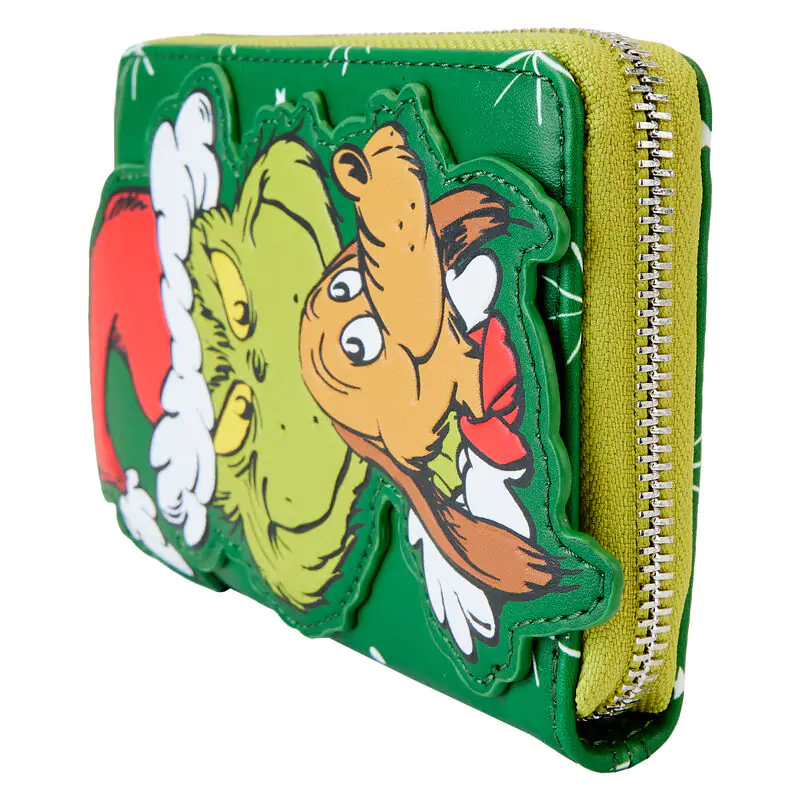 Loungefly Dr. Seuss How the Grinch Stole Christmas! Santa wallet product photo