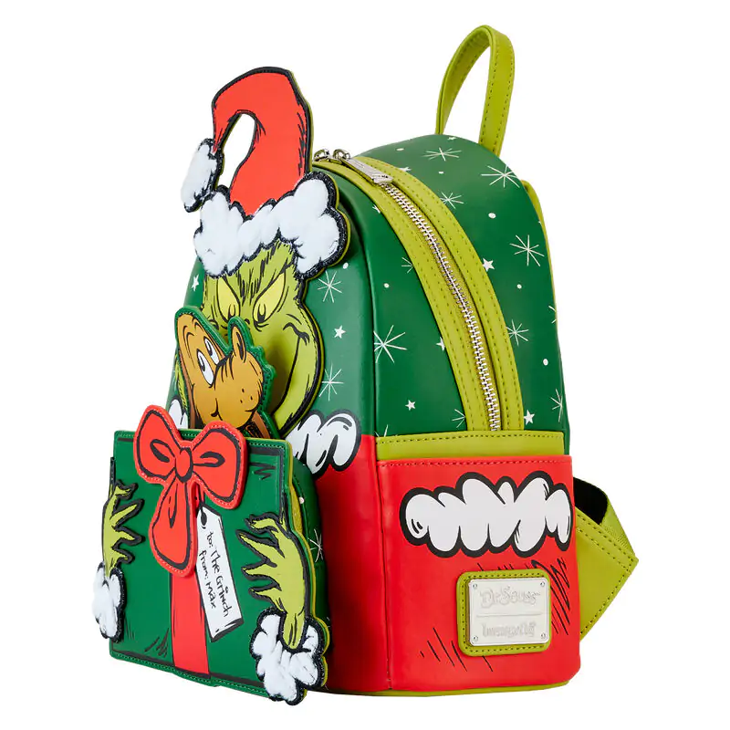 Loungefly Dr. Seuss How the Grinch Stole Christmas! Santa backpack 26cm product photo