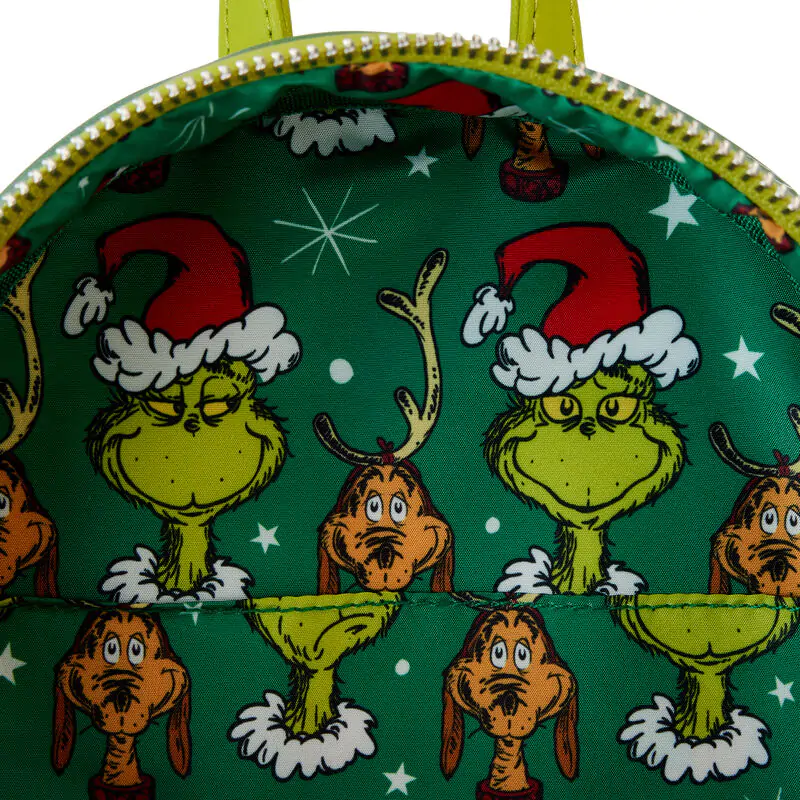 Loungefly Dr. Seuss How the Grinch Stole Christmas! Santa backpack 26cm product photo
