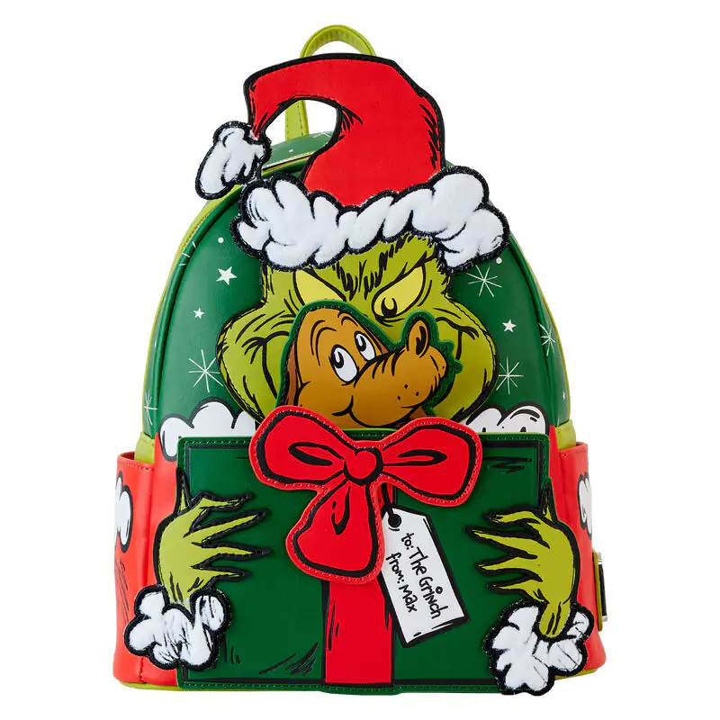 Loungefly Dr. Seuss How the Grinch Stole Christmas! Santa backpack 26cm product photo