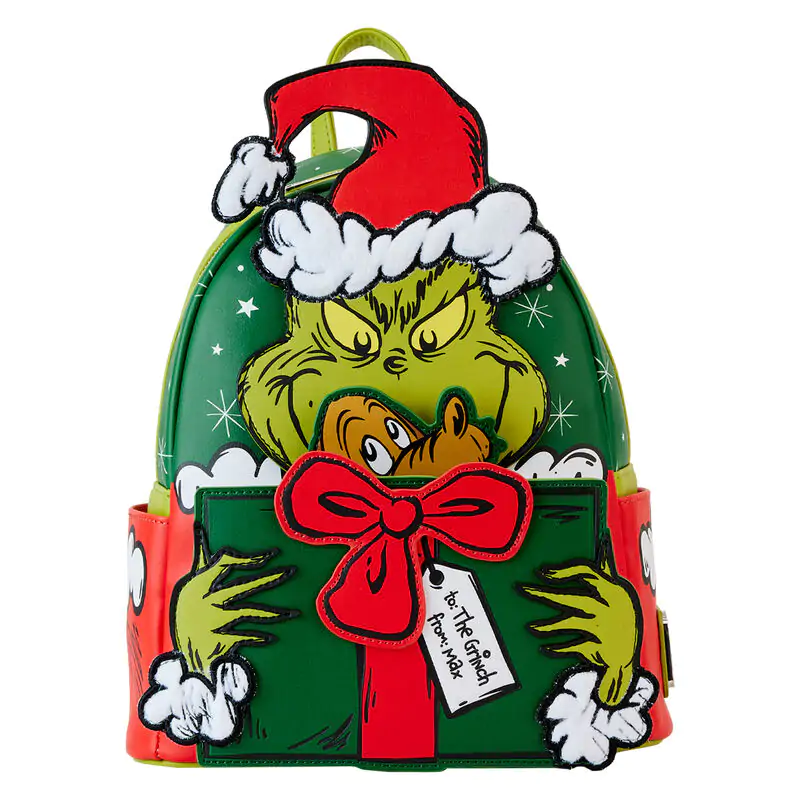 Loungefly Dr. Seuss How the Grinch Stole Christmas! Santa backpack 26cm product photo