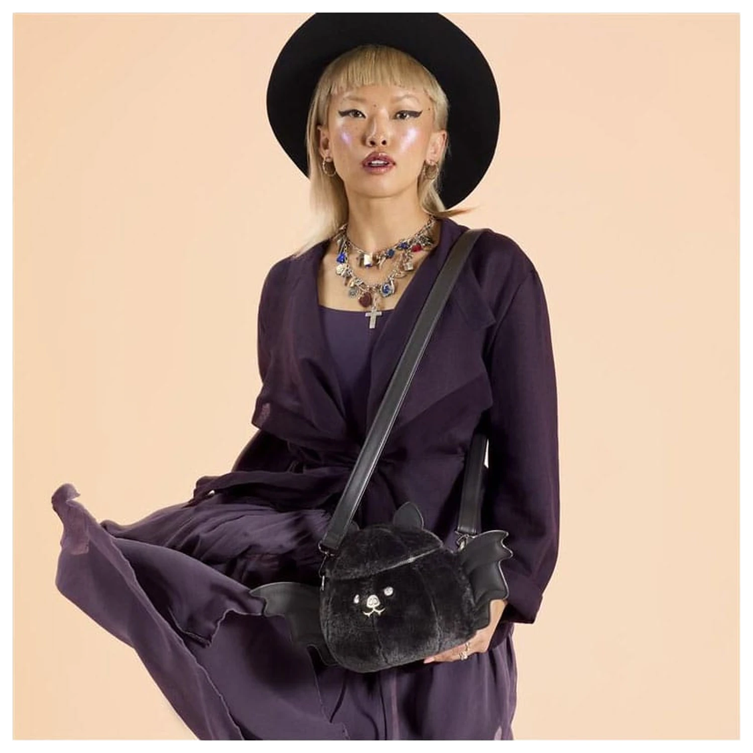 Loungefly Crossbody Figural Bat product photo