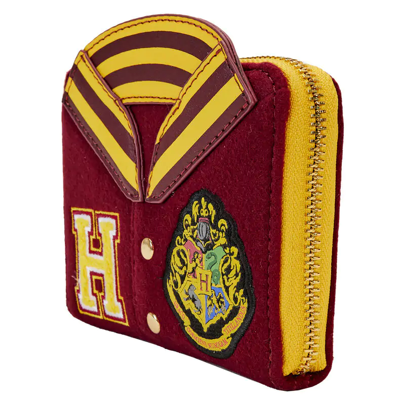 Loungefly Harry Potter Hogwarts Crest Varsity Jacket wallet product photo