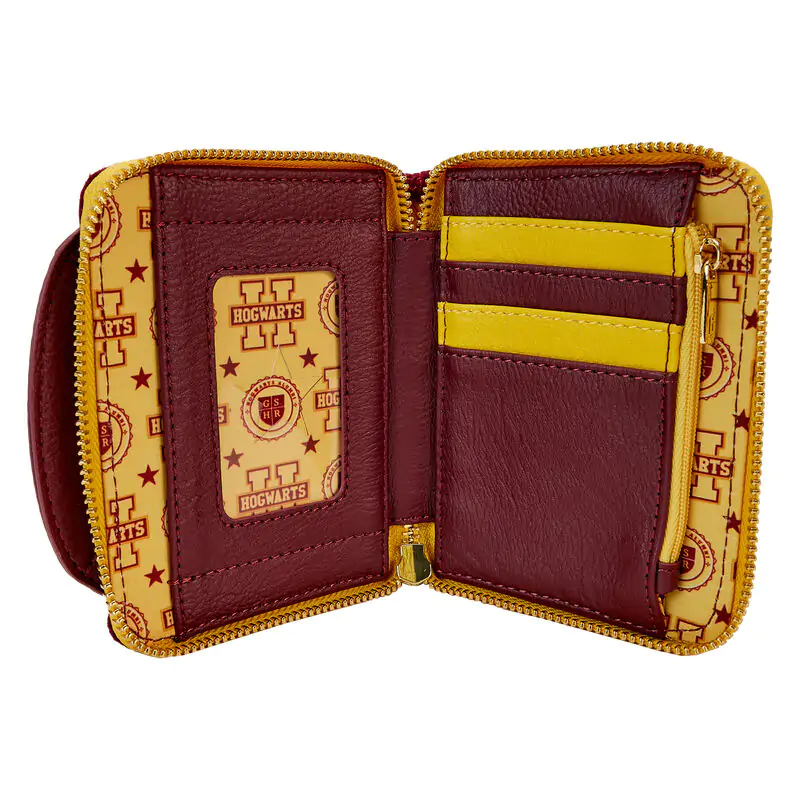Loungefly Harry Potter Hogwarts Crest Varsity Jacket wallet product photo