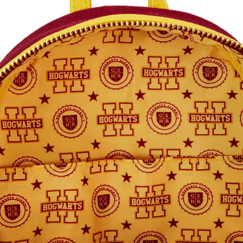 Loungefly Harry Potter Hogwarts Crest Varsity Jacket backpack 26cm product photo