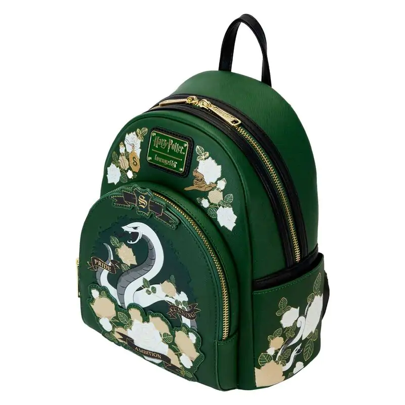 Loungefly Harry Potter Slytherin House Floral backpack 26cm termékfotó