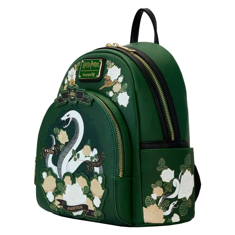 Loungefly Harry Potter Slytherin House Floral backpack 26cm termékfotó