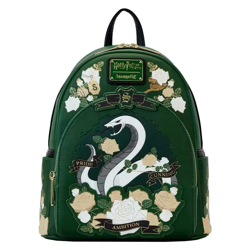 Loungefly Harry Potter Slytherin House Floral backpack 26cm termékfotó