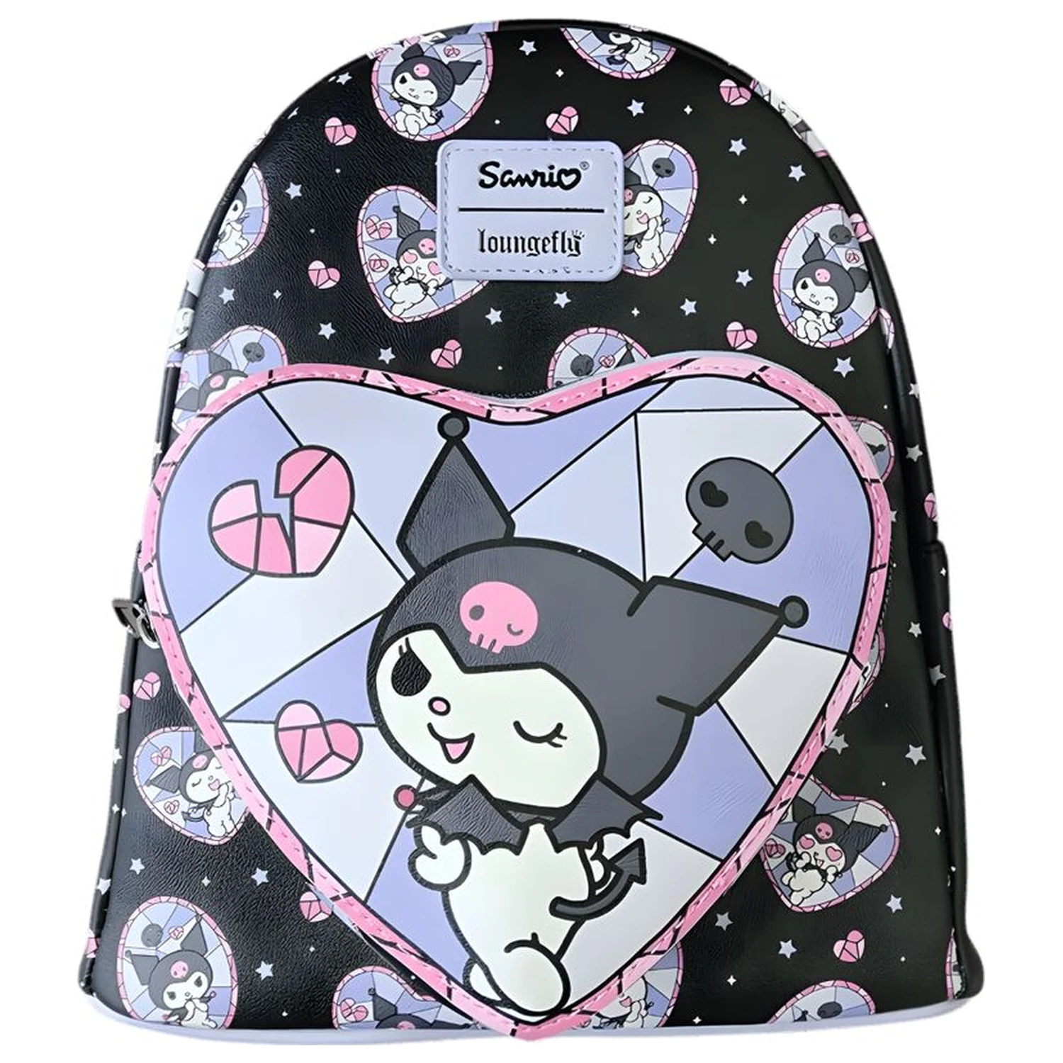 Loungefly Hello Kittty Kuromi Stained Glass backpack 26cm product photo