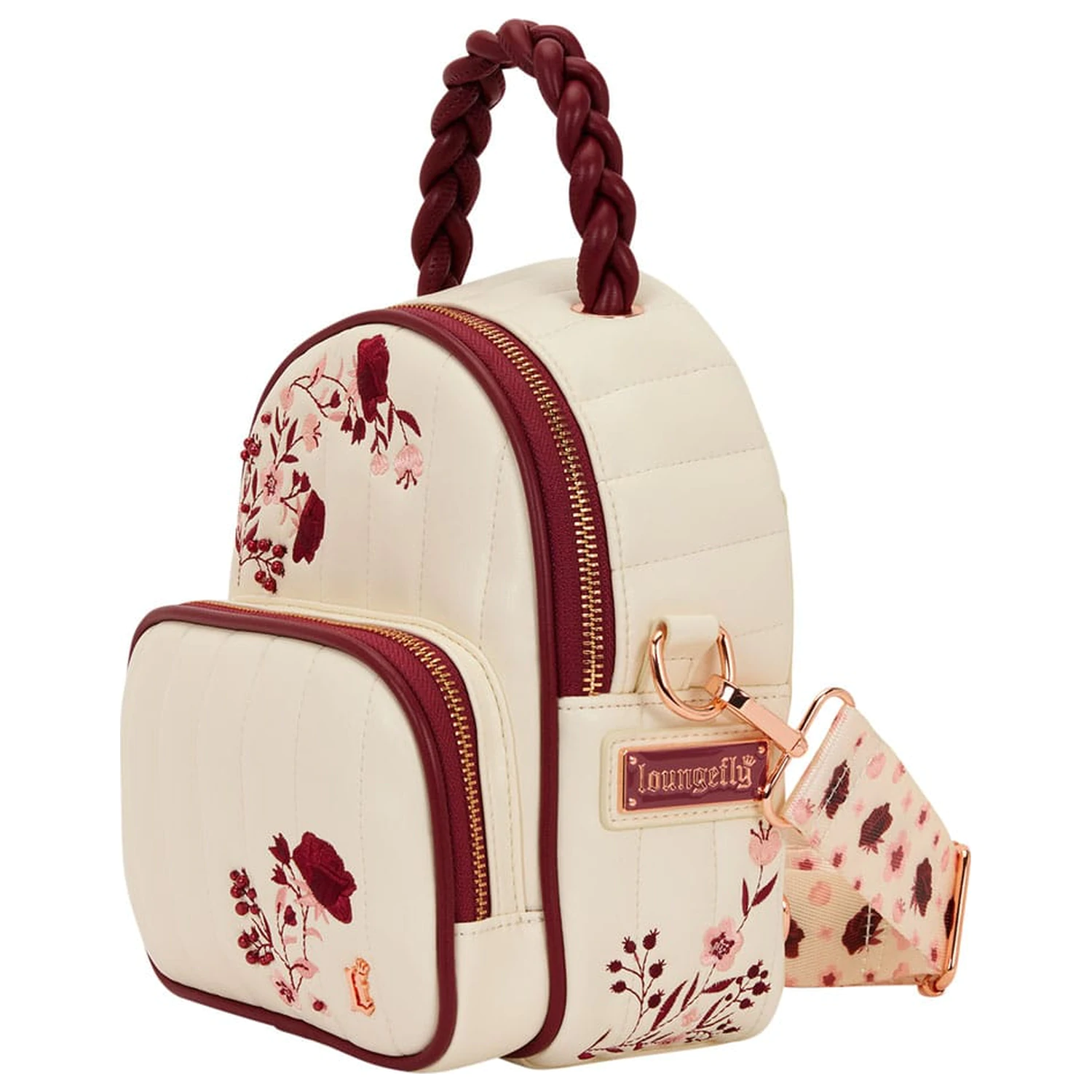Loungefly Crossbody Bag Ice Cream & Red Floral product photo