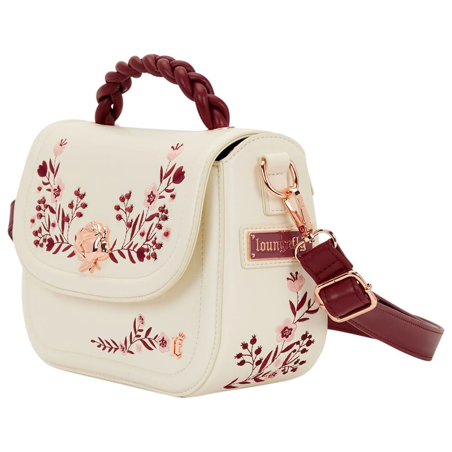Loungefly Crossbody Bag Ice Cream & Red Floral product photo