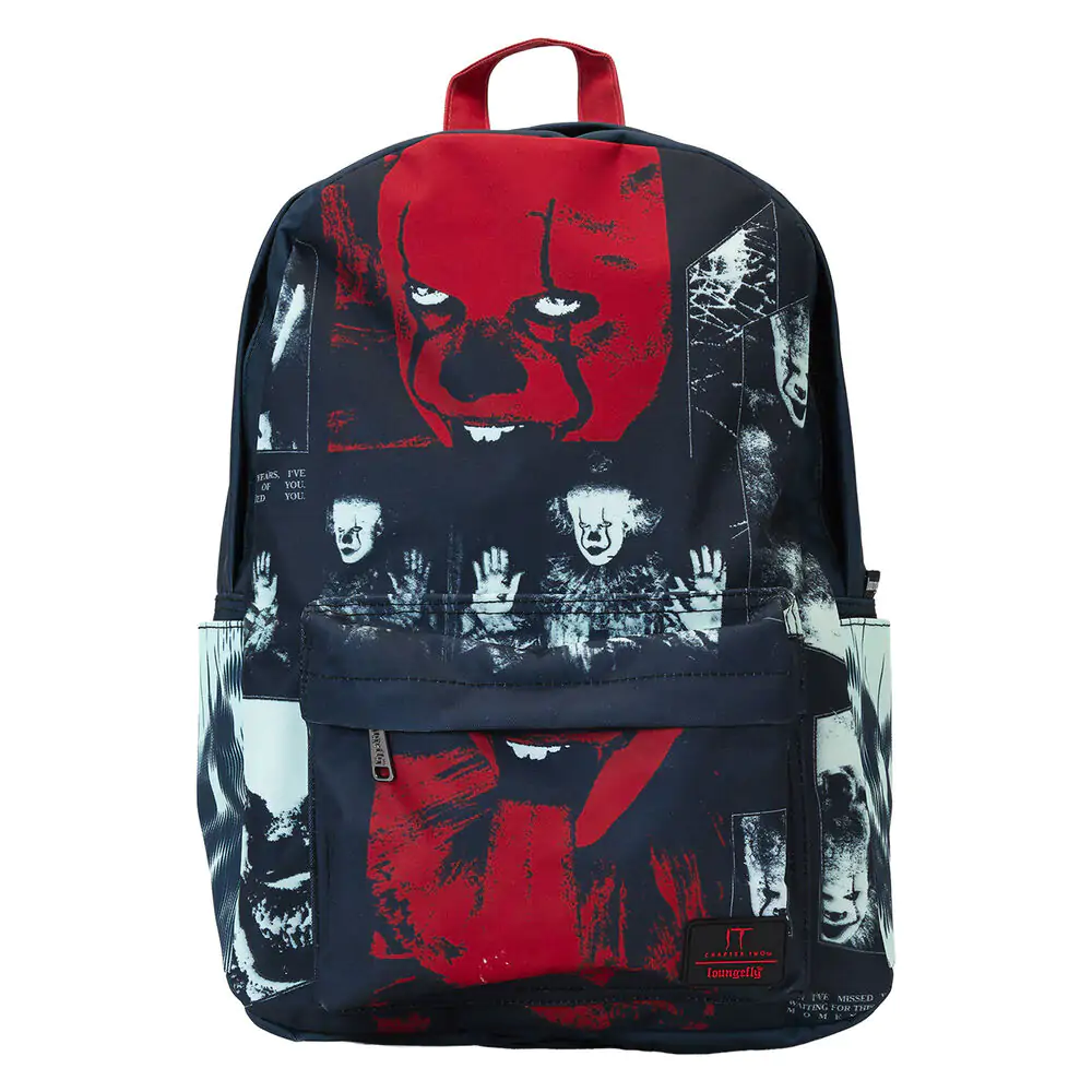 Loungefly IT Pennywise I Heart nylon backpack 44cm product photo