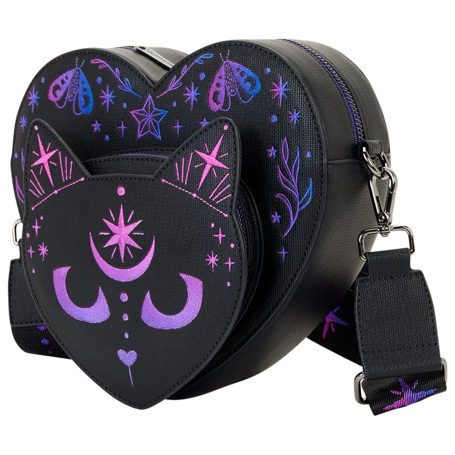 Loungefly Crossbody Bag Neon Cat product photo