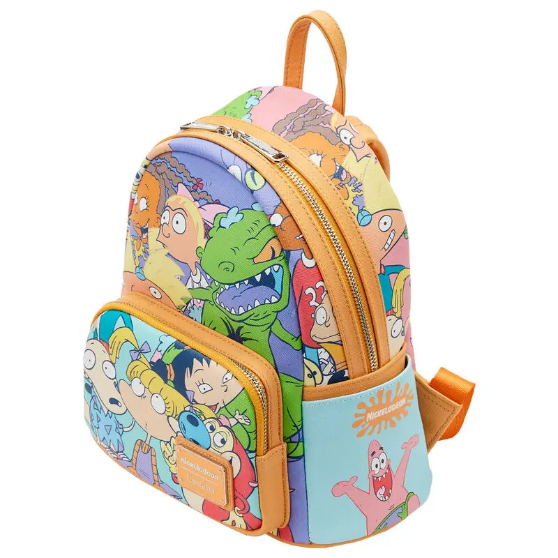 Nickelodeon by Loungefly Backpack Nick 90s Color Block AOP product photo