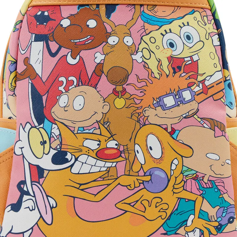 Nickelodeon by Loungefly Backpack Nick 90s Color Block AOP product photo