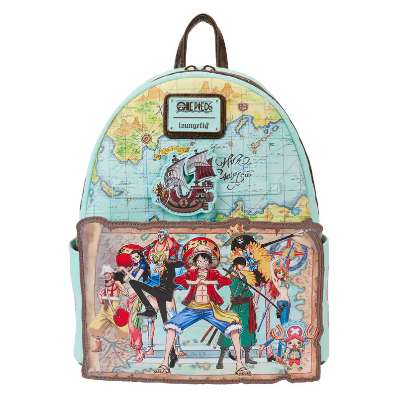Loungefly One Piece 25th Anniversary Straw Hat Pirates backpack 26cm product photo