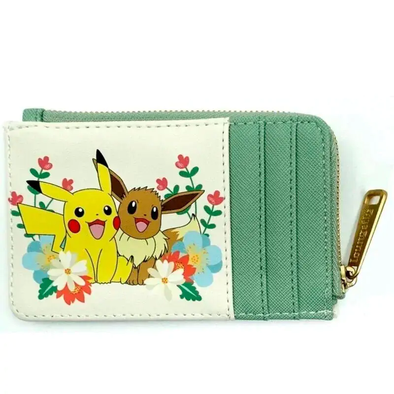 Loungefly Pikachu & Eevee Floral card holder product photo