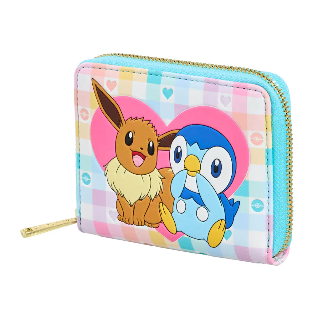 Pokemon Piplup and Eevee Friends wallet product photo