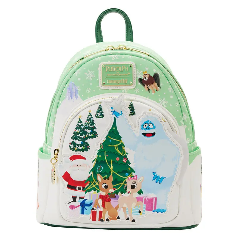 Loungefly Rudolph the Red-Nosed Reindeer Holiday Group backpack product photo