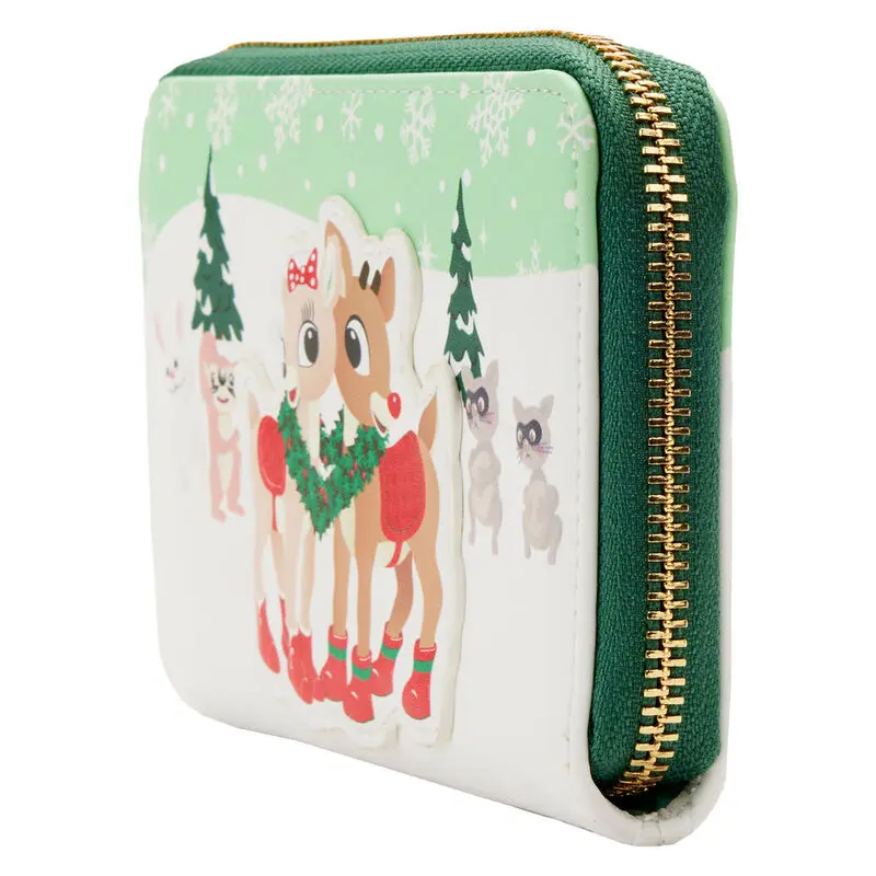 Loungefly Rudolph the Red-Nosed Reindeer Merry Couple wallet product photo