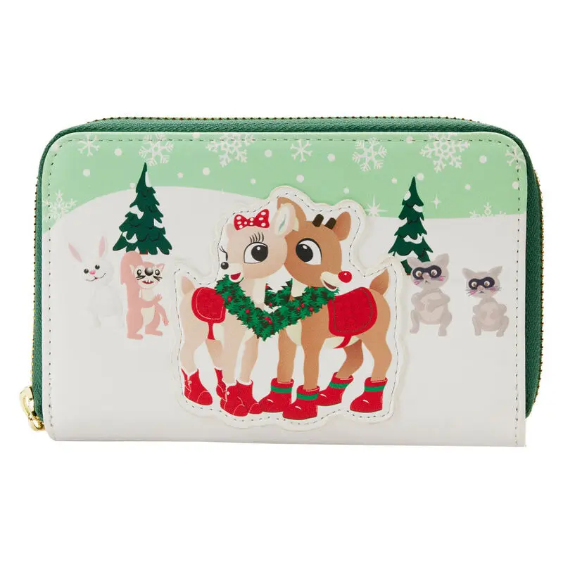 Loungefly Rudolph the Red-Nosed Reindeer Merry Couple wallet product photo