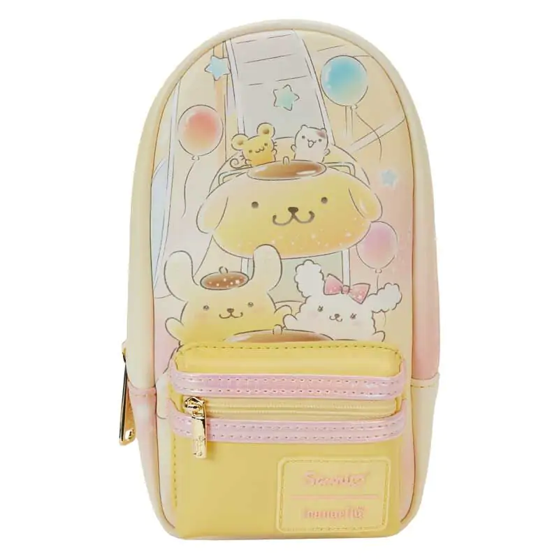 Loungefly Sanrio Carnival Pompompurin &amp;#38; Macarron pencil case product photo