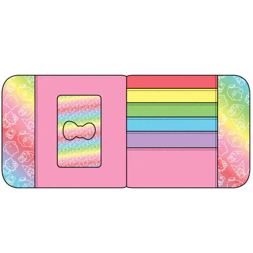Loungefly Sanrio Hello Kitty and Friends Color Block wallet product photo