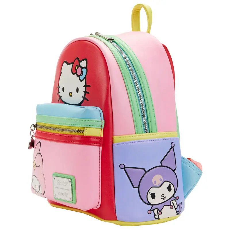 Loungefly Sanrio Hello Kitty and Friends Color Block backpack 26cm product photo