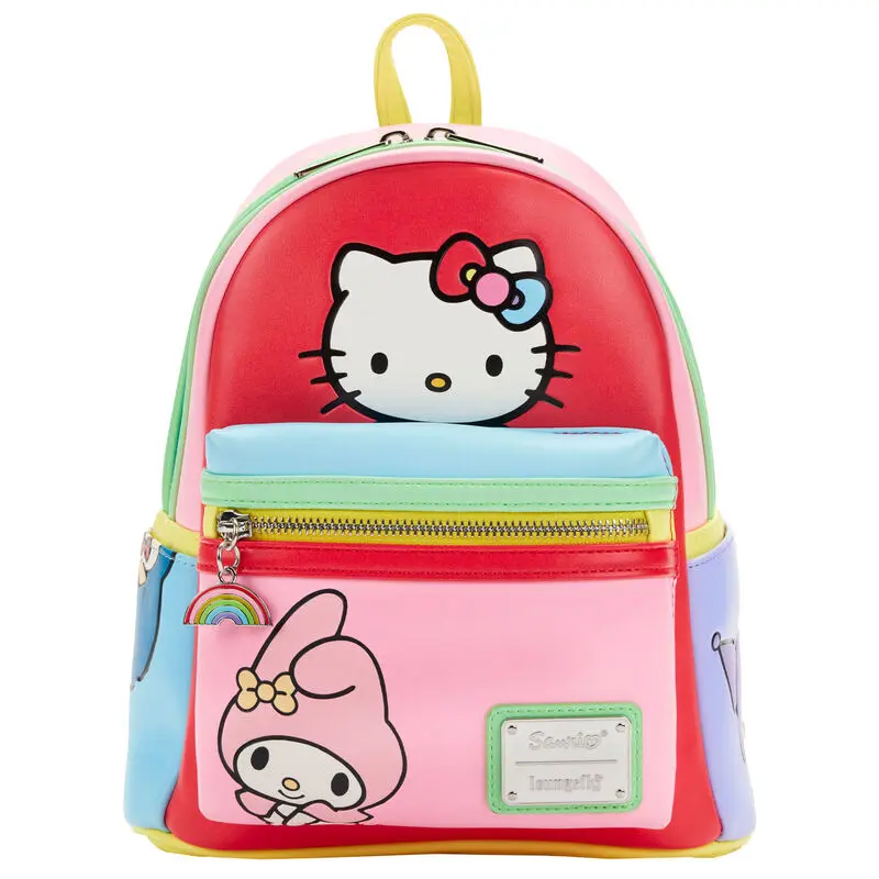 Loungefly Sanrio Hello Kitty and Friends Color Block backpack 26cm product photo