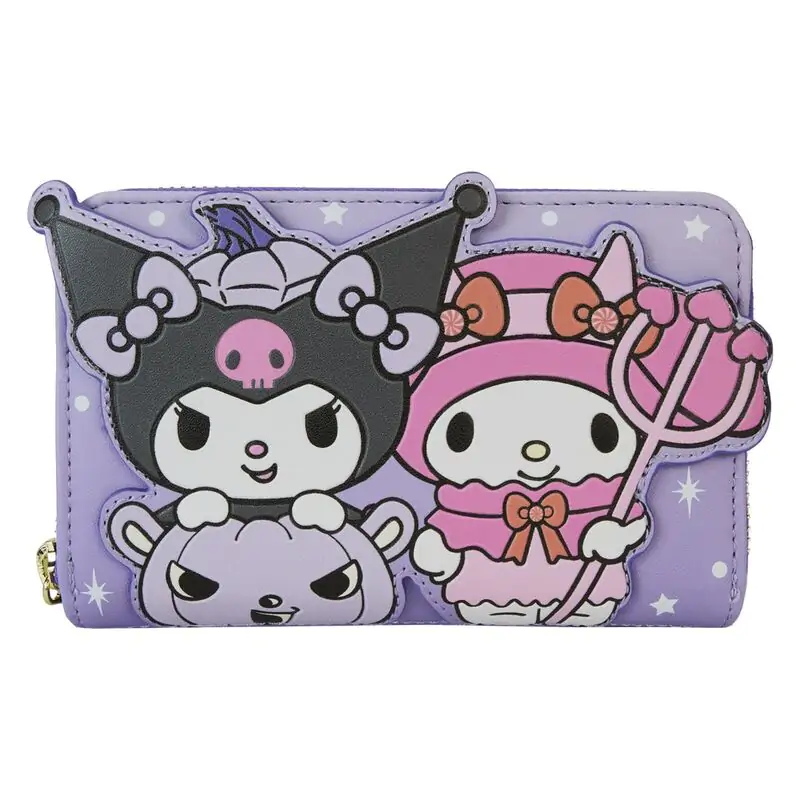 Loungefly Sanrio Kuromi Pumpkin wallet termékfotó