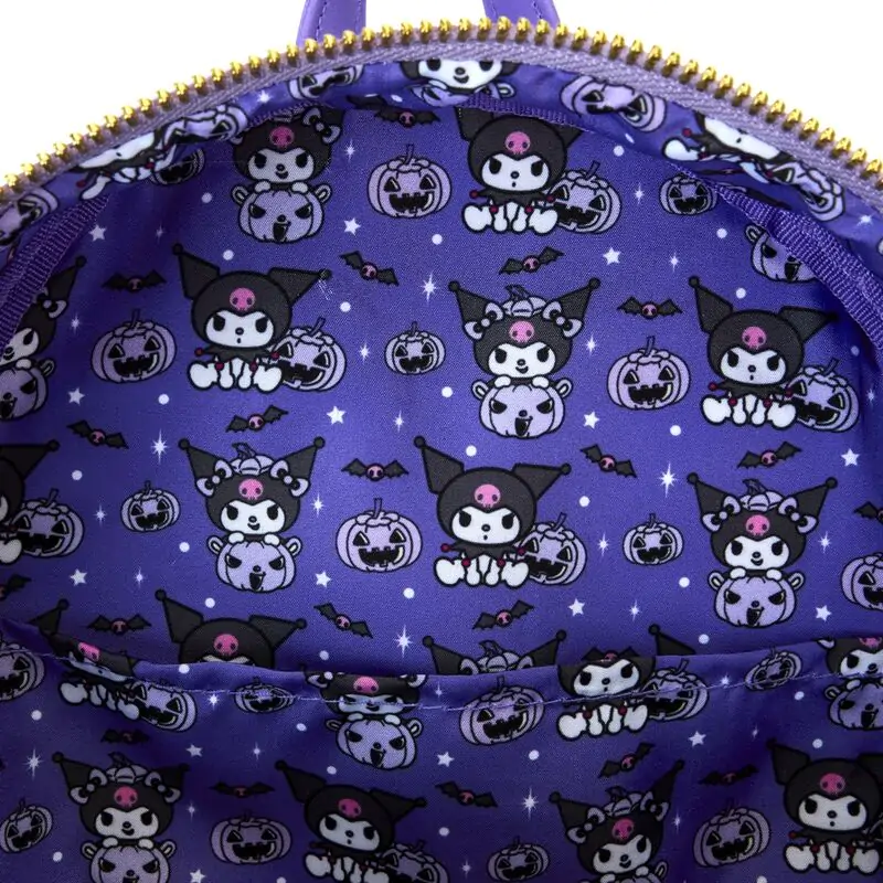 Loungefly Sanrio Kuromi Pumpkin backpack termékfotó