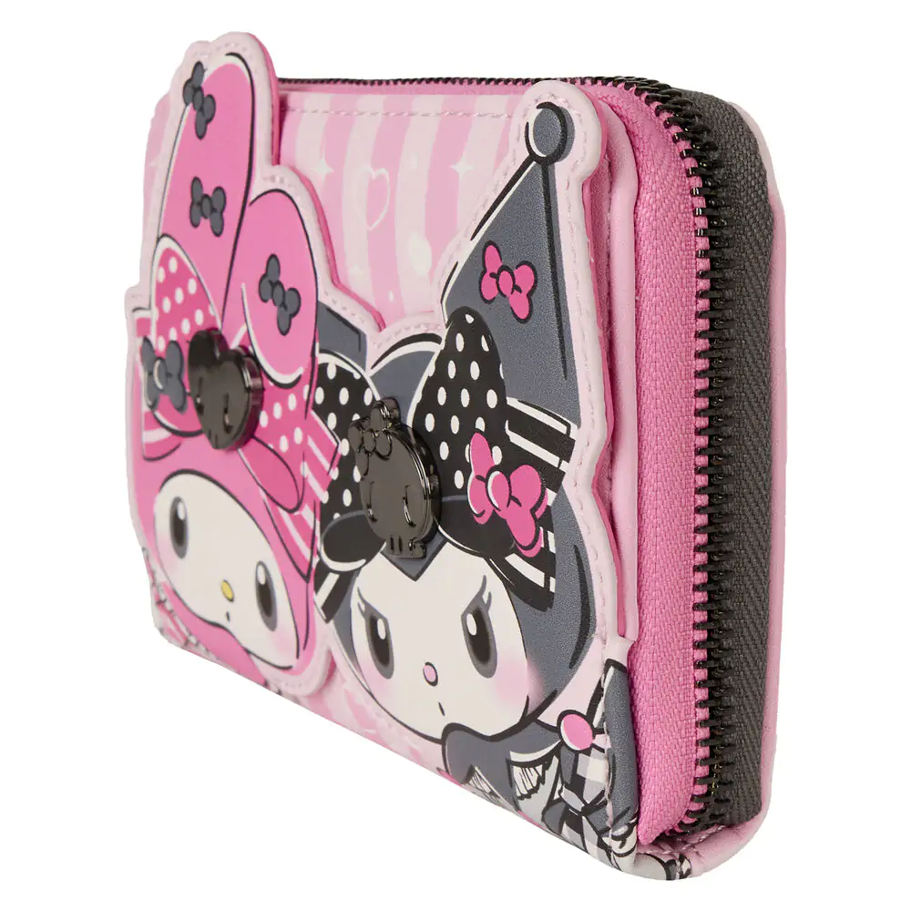 Loungefly Sanrio My Melody and Kuromi wallet product photo