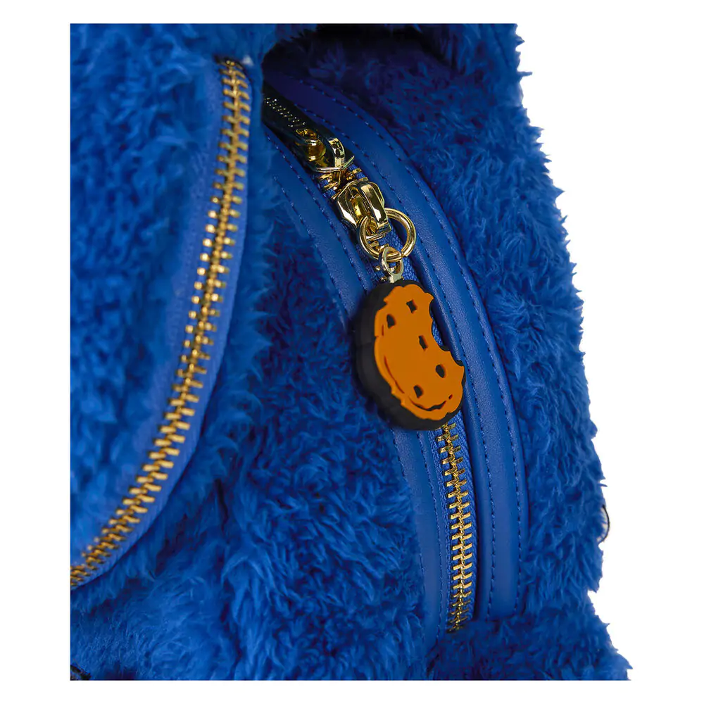 Loungefly Sesame Street Cookie Monster Plush backpack + purse product photo