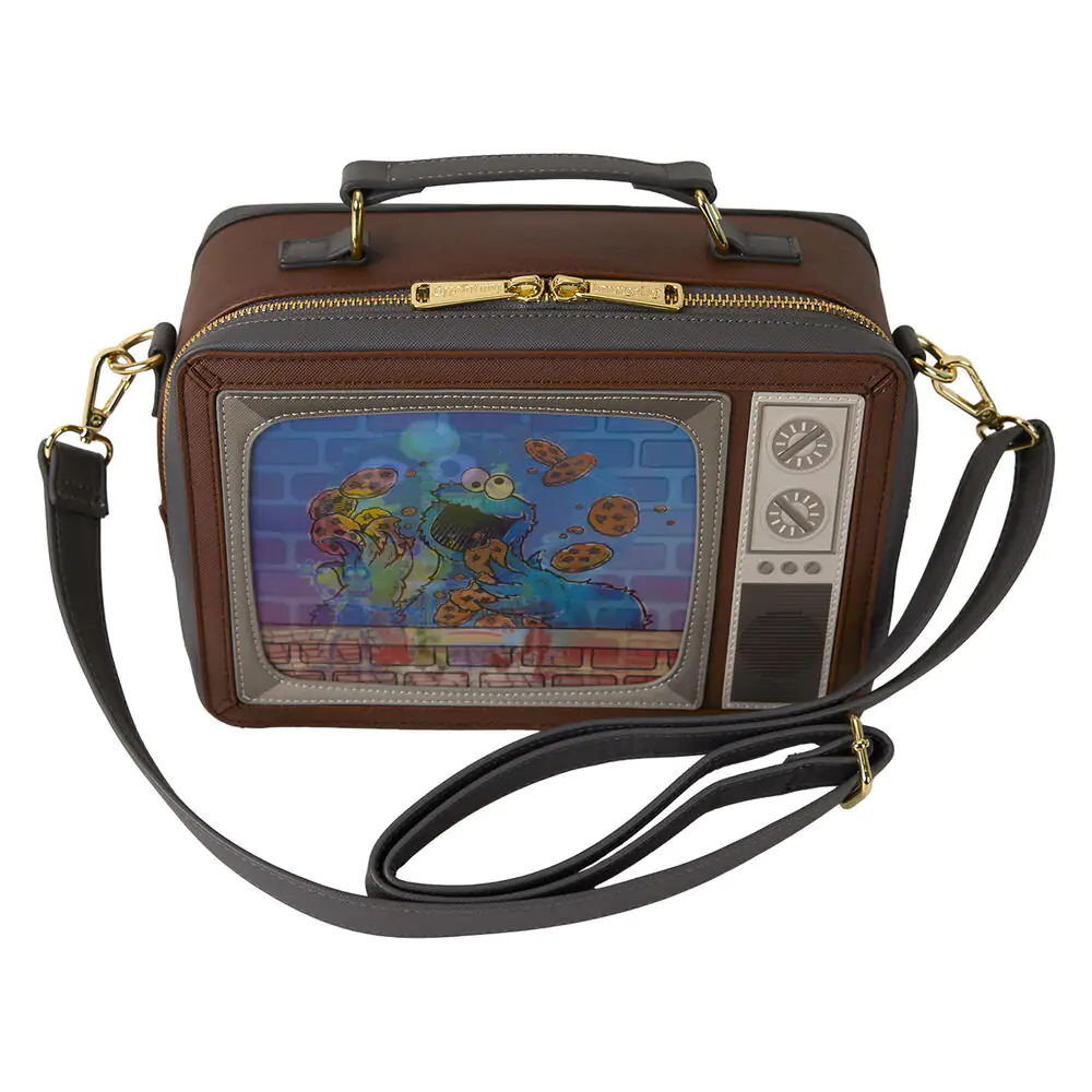 Loungefly Sesame Street Retro TV Lenticular shoulder bag product photo