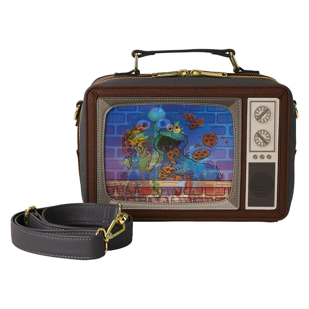 Loungefly Sesame Street Retro TV Lenticular shoulder bag product photo