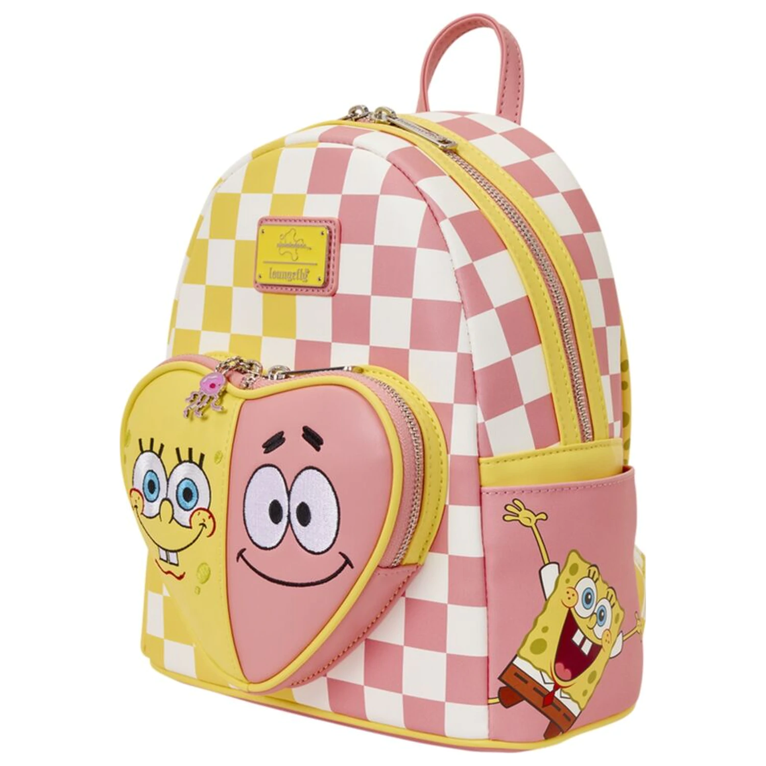 Loungefly SpongeBob SquarePants & Patrick Star Checkered backpack 26cm product photo