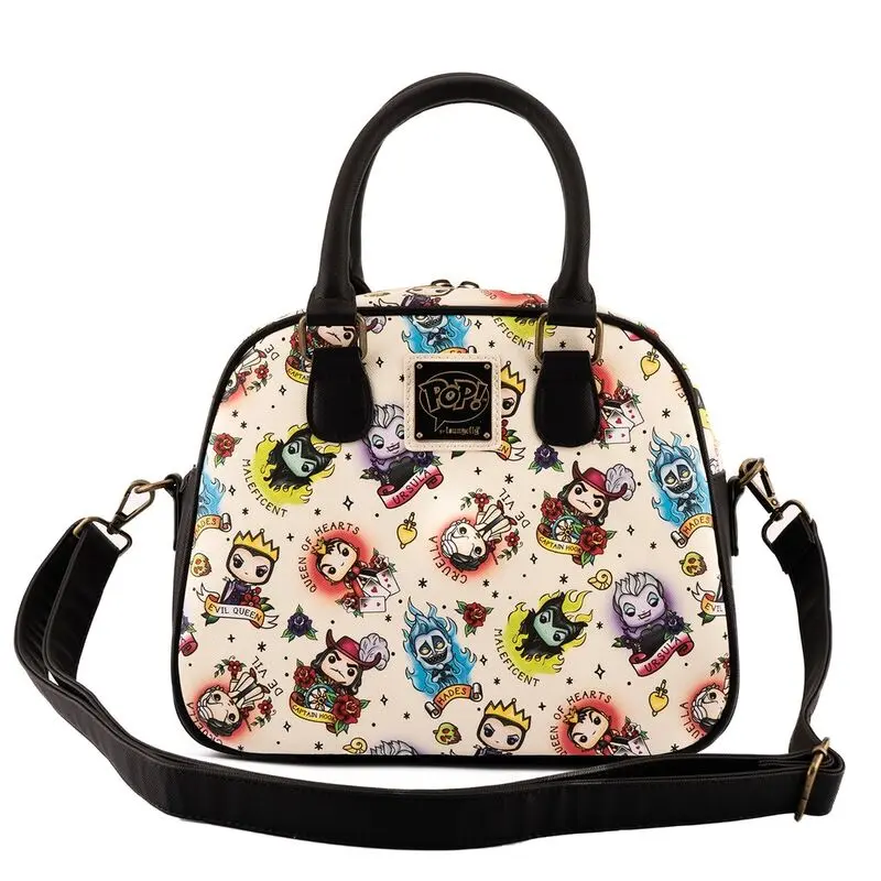 Disney POP! by Loungefly Crossbody Bag Villains Tattoo AOP product photo