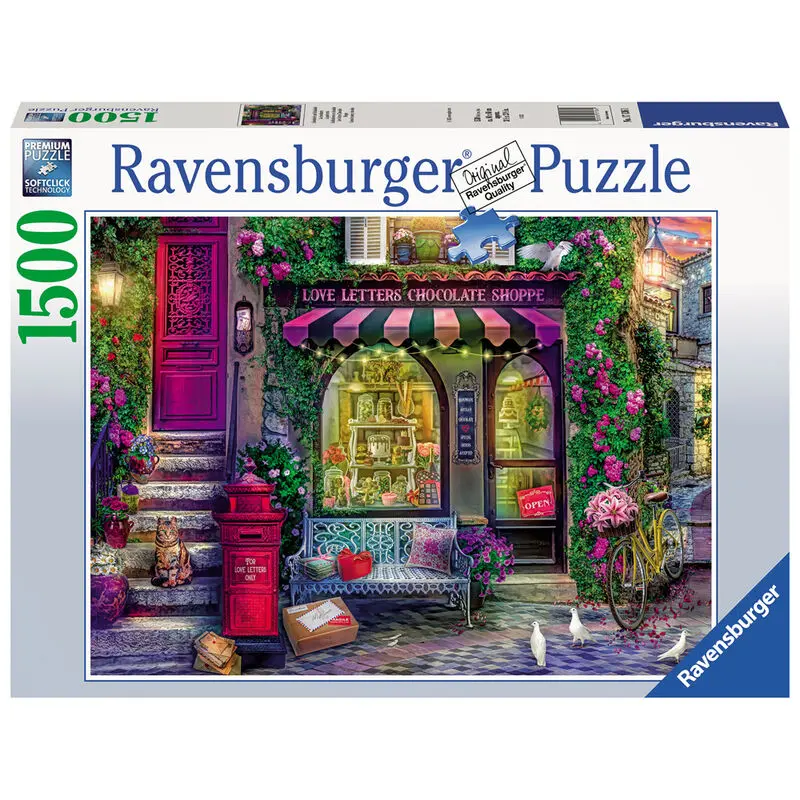 Love letters and chocolate puzzle 1500pcs product photo