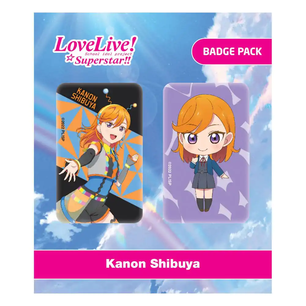 Love Live! Pin Badges 2-Pack Kanon Shibuya termékfotó