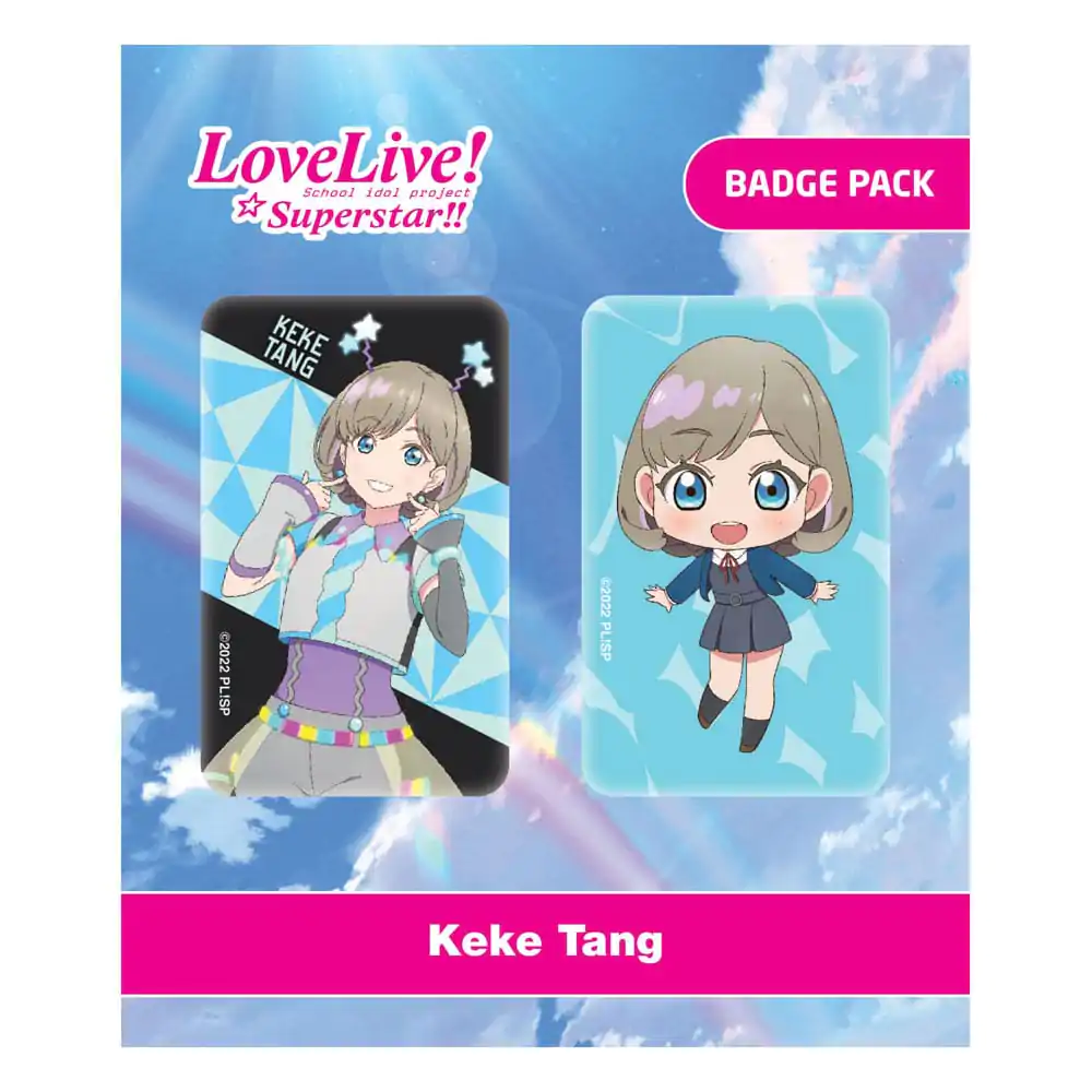 Love Live! Pin Badges 2-Pack Keke Tang termékfotó
