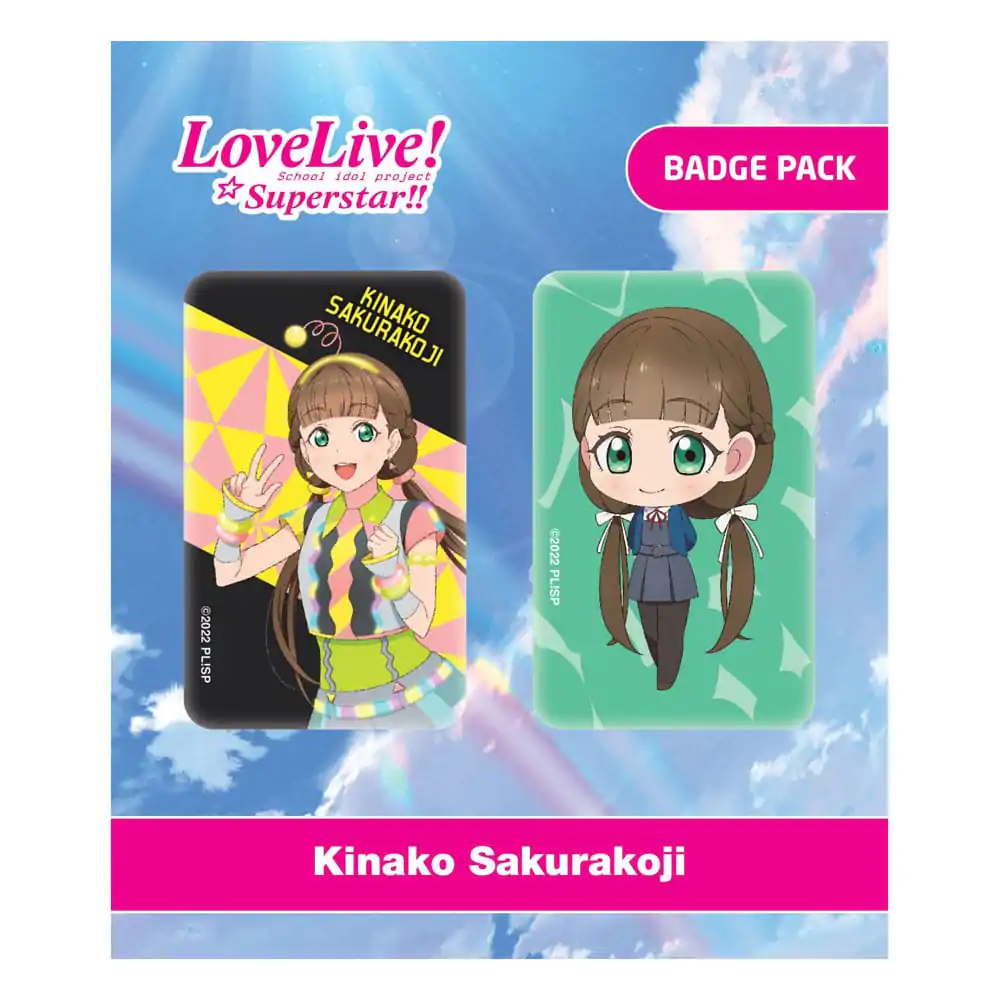 Love Live! Pin Badges 2-Pack Kinako Sakurakoji termékfotó