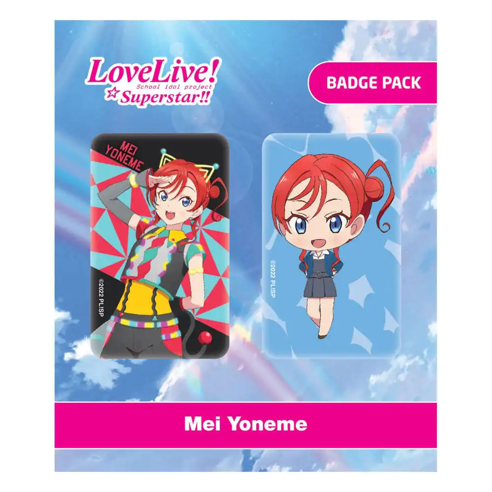 Love Live! Pin Badges 2-Pack Mei Yoneme termékfotó