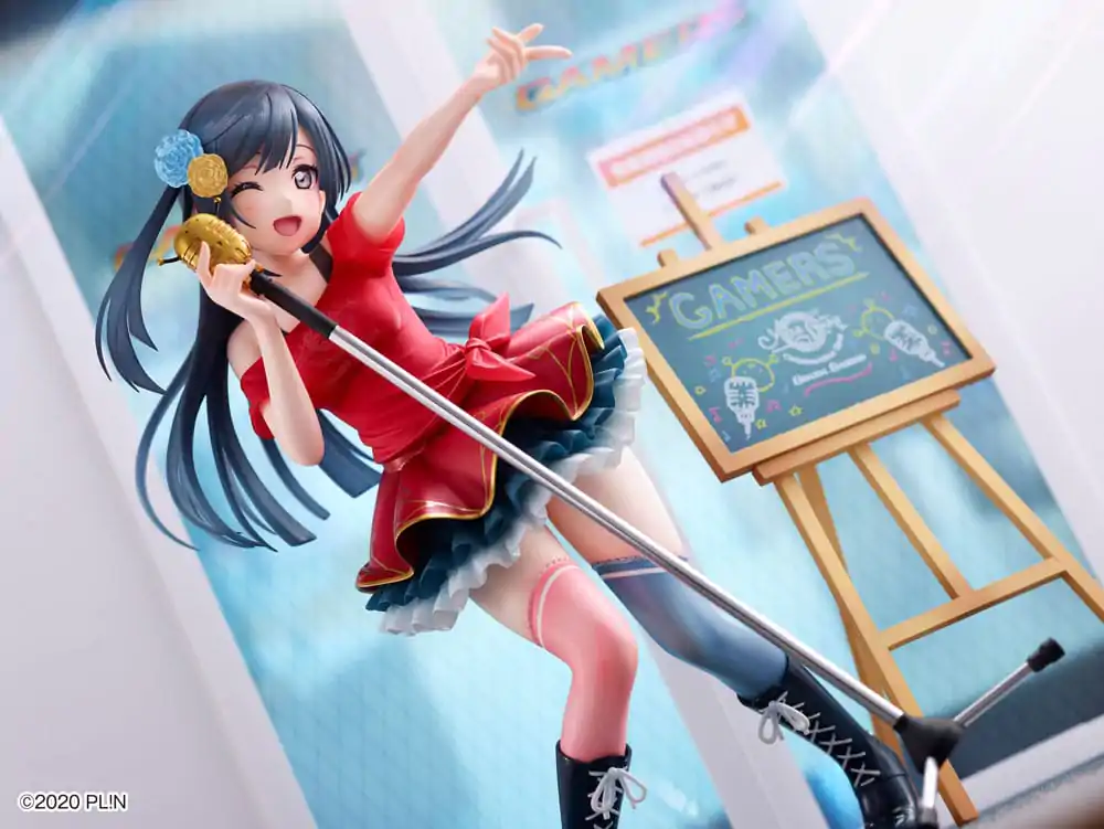 Love Live! Nijigasaki High School Idol Club PVC Statue 1/7 Odaiba Gamers Signboard Girl Setsuna Yuki 21 cm product photo