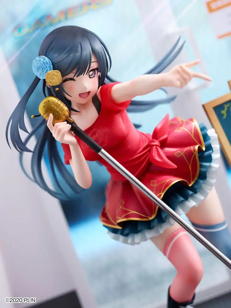Love Live! Nijigasaki High School Idol Club PVC Statue 1/7 Odaiba Gamers Signboard Girl Setsuna Yuki 21 cm product photo