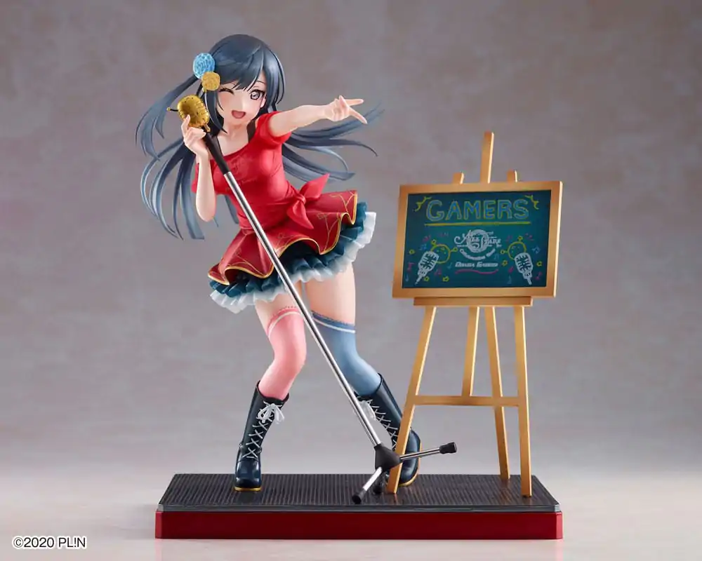Love Live! Nijigasaki High School Idol Club PVC Statue 1/7 Odaiba Gamers Signboard Girl Setsuna Yuki 21 cm product photo