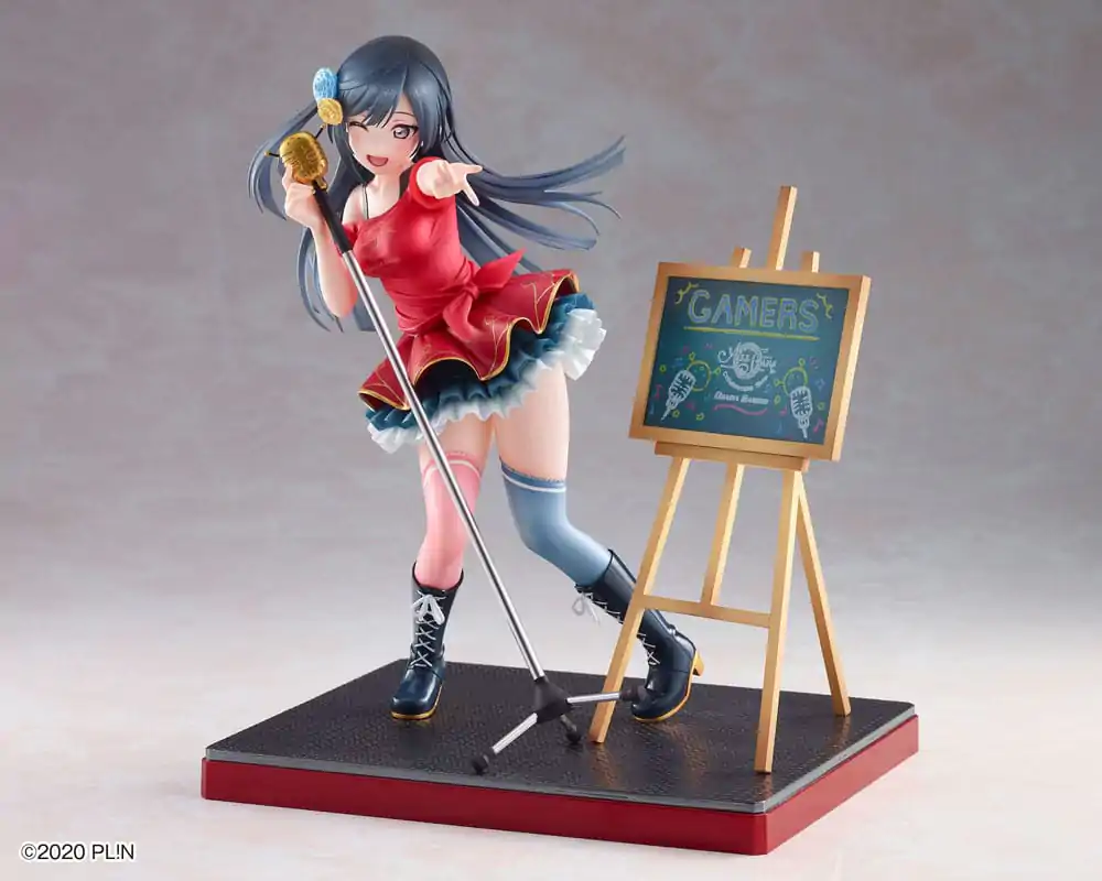 Love Live! Nijigasaki High School Idol Club PVC Statue 1/7 Odaiba Gamers Signboard Girl Setsuna Yuki 21 cm product photo