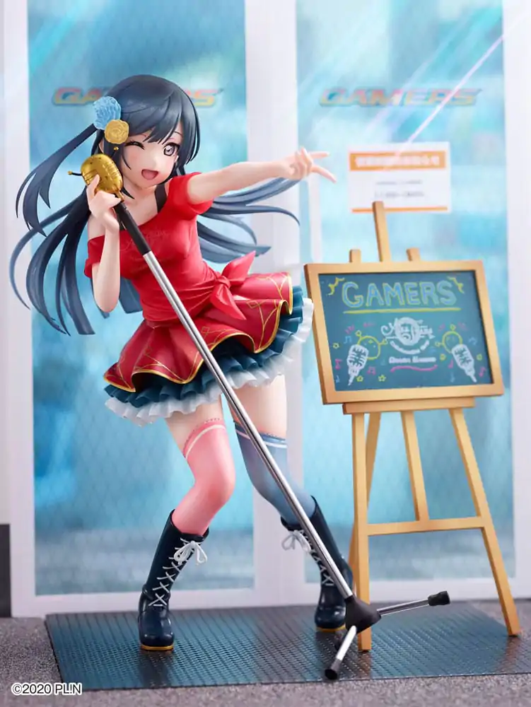 Love Live! Nijigasaki High School Idol Club PVC Statue 1/7 Odaiba Gamers Signboard Girl Setsuna Yuki 21 cm product photo